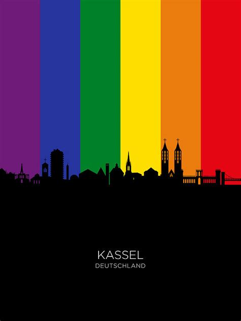 Kassel Germany Skyline 07 Digital Art By Michael Tompsett Fine Art