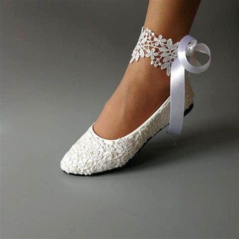 Tara Handmade Women White Light Ivory Lace Bead Crystal Wedding Shoes Bridal Bridesmaid Shoes