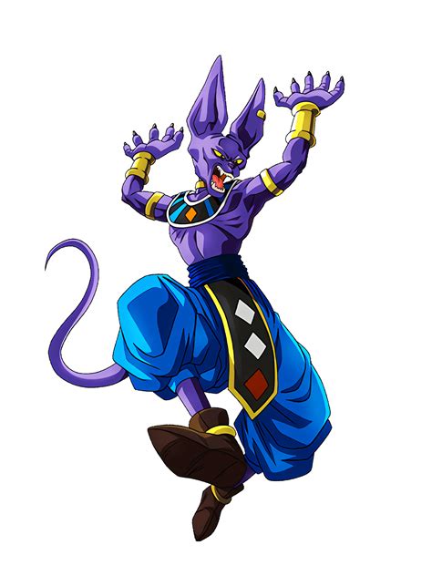 The resolution of image is 1920x1080 and classified to tree top view, dragon ball logo, car side view. Furious God of Destruction Beerus DBS Render (Dragon Ball ...