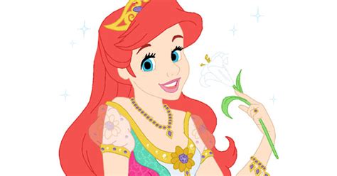 Ariel At The Jewelers Dress Up Game Disney Princess Beauty Parlour