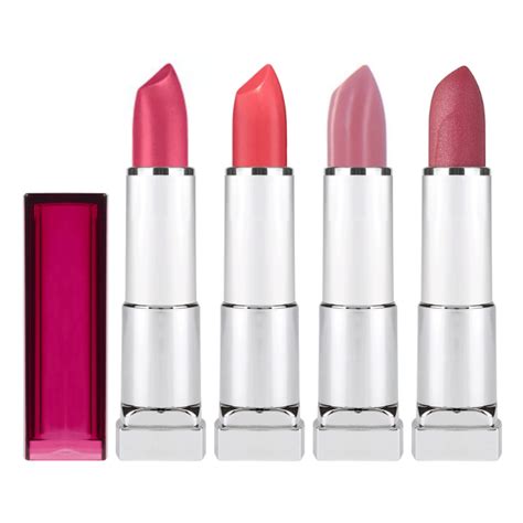 Maybelline Color Sensational Lipstick Pink Shades Pack Of 3 Exquisite Cosmetics