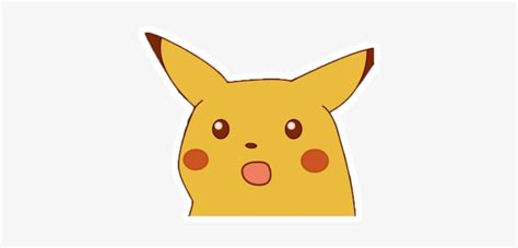 Surprised Pikachu Meme Transparent Png 414x360 Free