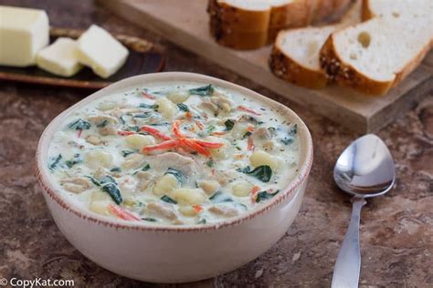 Knead until dough forms a ball. Olive Garden Chicken Gnocchi Soup - Recipe and Video