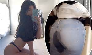 Kylie Jenner Shows Off Her Bum Before Suffering Spillage Around Her