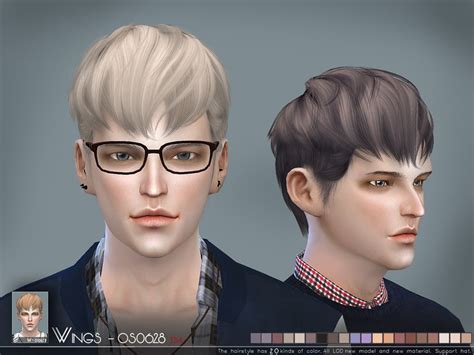 Male Hair 628 By Wingssims Liquid Sims