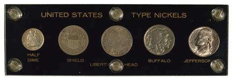 United States Nickel 5 Coin Type Set • Liberty Coin