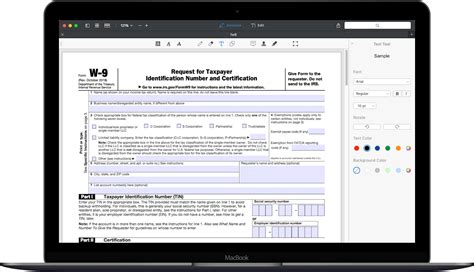 It has only five steps. How to fill out IRS Form W-9 2019-2020 | PDF Expert