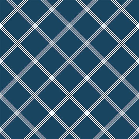Premium Vector Blue And White Plaid Seamless Pattern