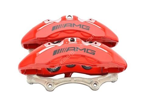 Genuine Amg 6pot Brake Calipers Set With Pads For Mercedes Benz