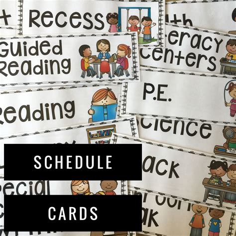 Check spelling or type a new query. Daily Schedule Cards | Classroom schedule cards, Schedule cards, Classroom schedule