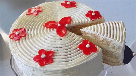 Easy Homemade Cake Recipe How To Make Cake Youtube