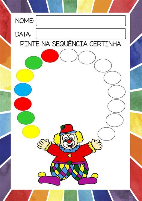 Atividades Traços Sons Cores E Formas Educação Infantil