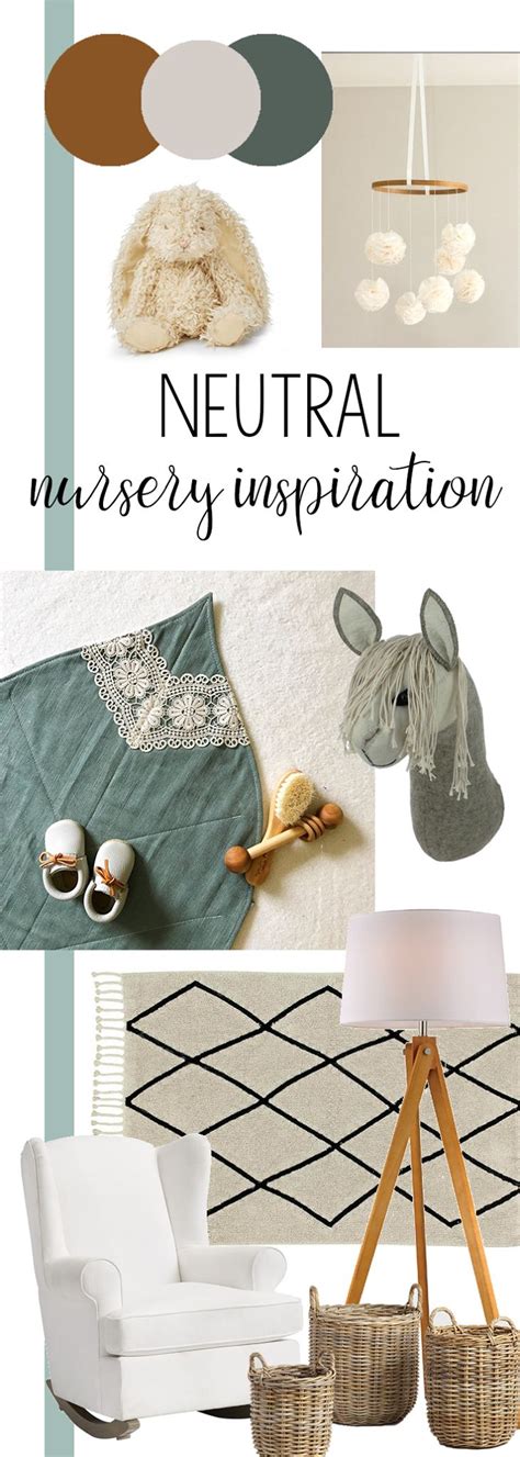 Farmhouse and mid we're giving you the green light on decorating with sage green. Neutral baby nursery inspiration board. The sage green is ...