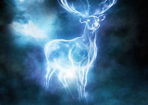 Stag Patronus Poster Picture Metal Print Paint By Wizarding World