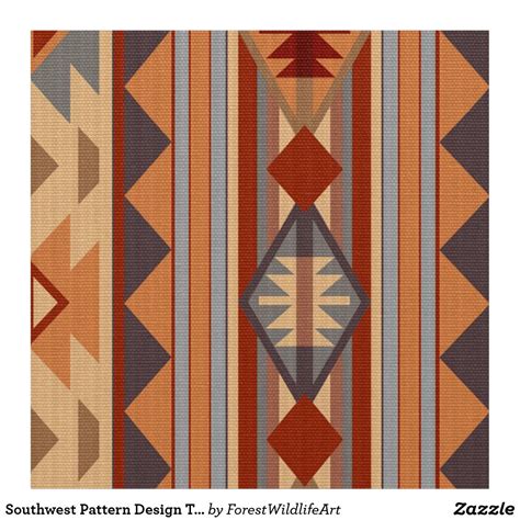 Southwest Pattern Design Tan Fabric Pattern Design Southwest Design