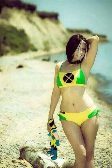 Pin By King Kickazz On Cosplay Swimsuit Cosplay Rogue Cosplay Xmen