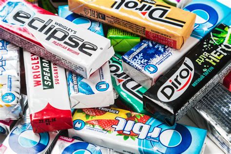 What is the best natural chewing gum? Various Brand Chewing Gum. Chewing Gum Brands Editorial ...