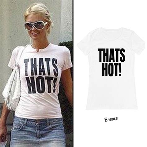 paris hilton that s hot fitted tee etsy