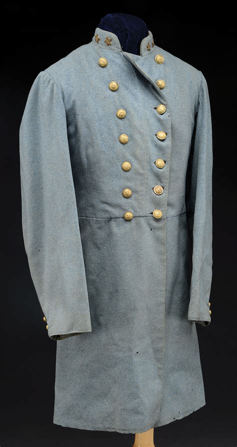 Lot Detail Rare And Historic Confederate Lt Colonels Coat Of