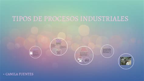 Tipos De Procesos Industriales By Camila Fuentes