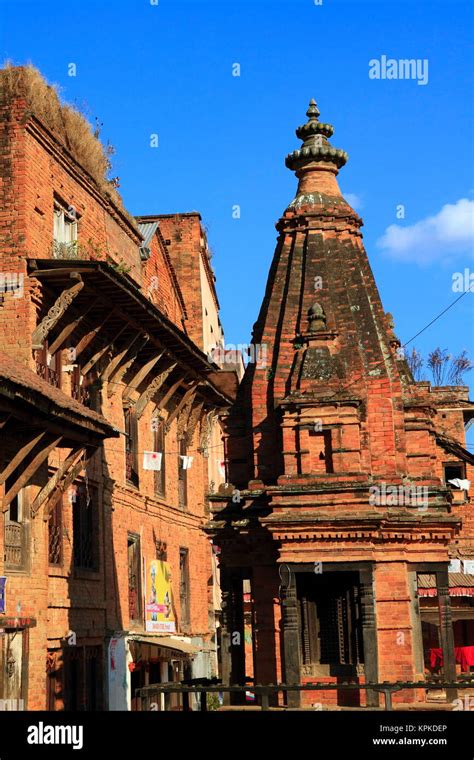 Historic Buildings In Panauti Nepal Stock Photo Alamy