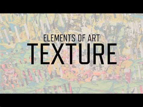 Elements of Art: Texture | KQED Arts - YouTube