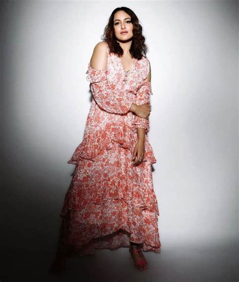 A Floral Affair Sonakshi Sinha Is A Vision In Rs 17k Pink Floral Dress
