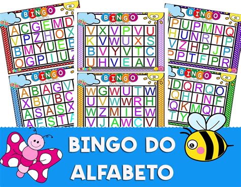 Bingo do Alfabeto Jogo Educativo Atividade Alfabetização pdf