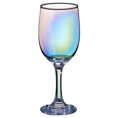 Iridescent Wine Glasses 4pk Kitchen Dining Bandm