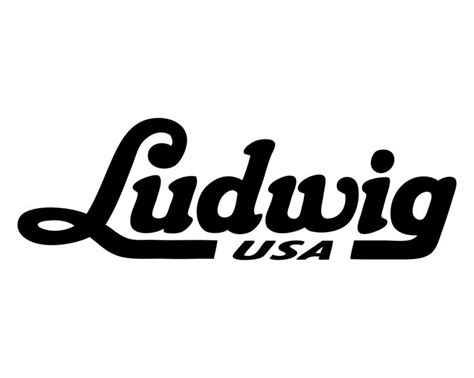 Ludwig Logo Vinyl Decal By Marvelousgraphics On Etsy Vinyl Decals