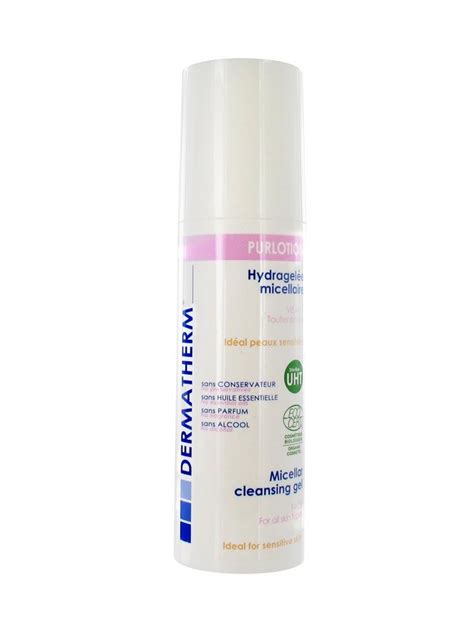 Remove makeup without rubbing, cleanse without rinsing, and refresh without any residue. Dermatherm Purlotion Micellar Cleansing Gel 150ml | Low ...