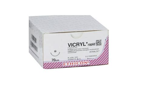 Vicryl Rapide Vr2289 Hechtdraad Ongekleurd 5 0 Met C 3 Naald 75cm Draad