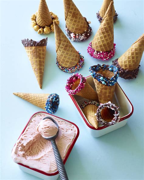 Diy Dipped Ice Cream Cones What S Gaby Cooking