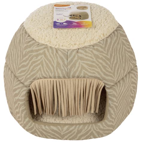 Fringed Honeycomb 2 In 1 Cat Cave And Cat Bed Smartykat