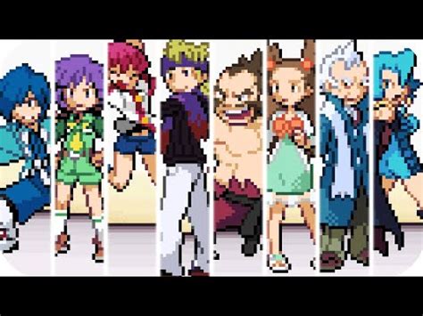 Pokémon HeartGold SoulSilver All Johto Gym Leader Rematch Fighting