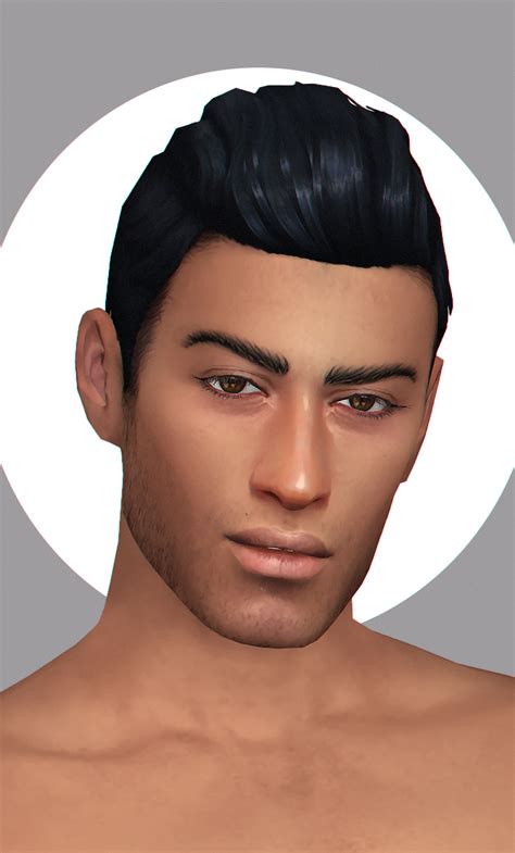 V Base Game Compatible Male Hairstyle All LODs All Maps EA Swatches Extras