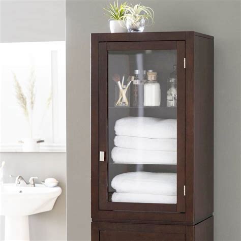 Free shipping on orders of $35+ and save 5% every day with your target redcard. Espresso Wood Linen Tower Bathroom Storage Cabinet with ...