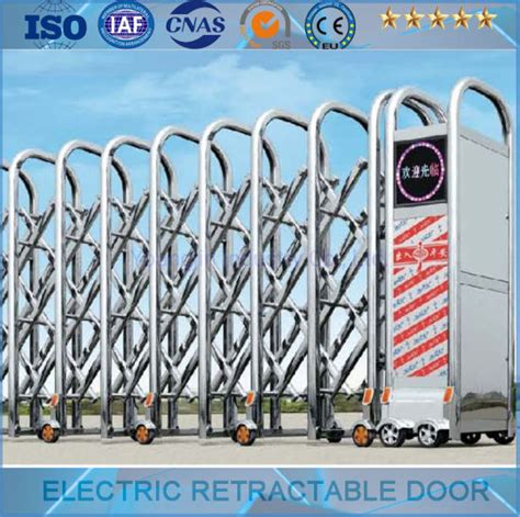 China Stainless Steel Electric Retractable Doorfolding Gatesliding