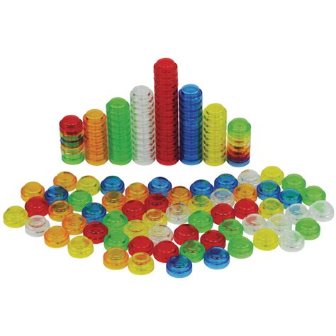 Translucent Stacking Counters Pack Of 500 Counting And Sorting Ypo