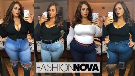 Fashion Nova Curve Denim Try On Haul 2019 Plus Size
