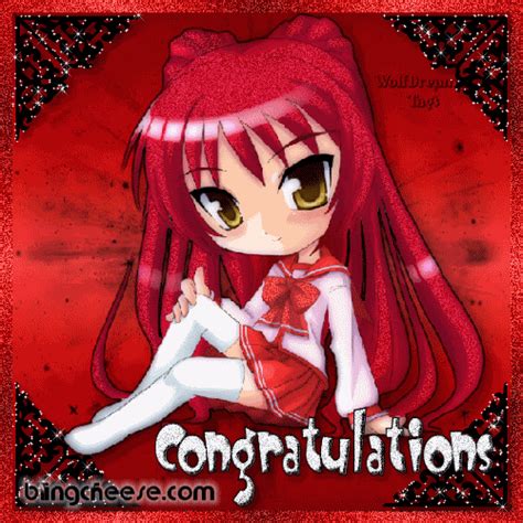 Congrats Anime Girl Graphics Congrats Anime Girl Facebook Tags And Comments