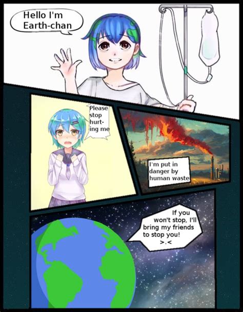 Apparently Now There Is An Earth Chan Manga In The Making Over On