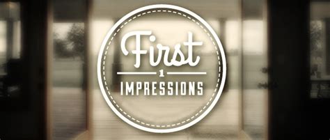 First Impressions - The Apostolic Church