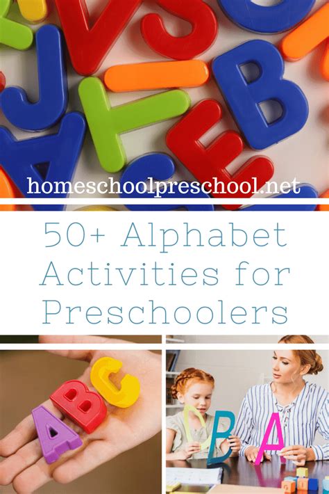 70+ alphabet activities for toddlers, preschool and kindergarten. 50+ of Our Favorite Alphabet Activities for Preschoolers