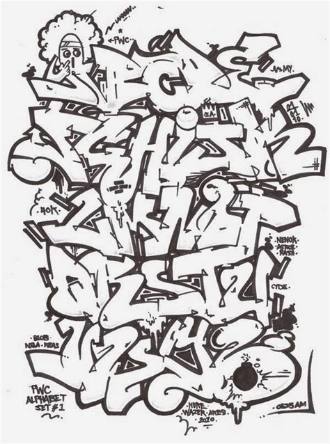 Graffiti Letters Az Drawing At Getdrawings Free Download