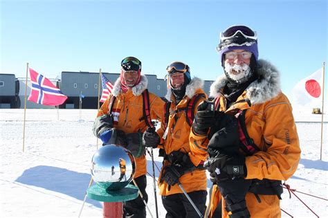 At The South Pole Antarctic Logistics And Expeditions