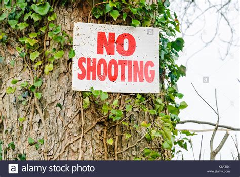 No Shooting Sign Hi Res Stock Photography And Images Alamy