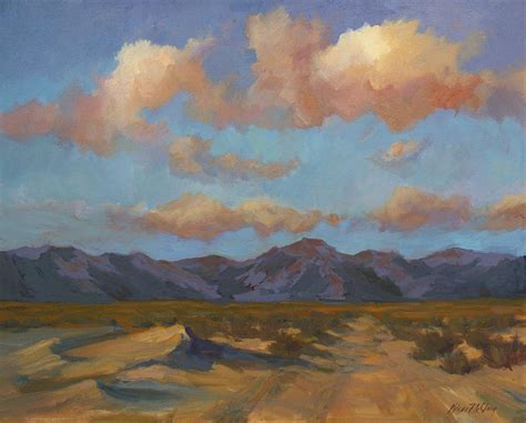 Desert Sunrise Painting By Diane Mcclary Pixels