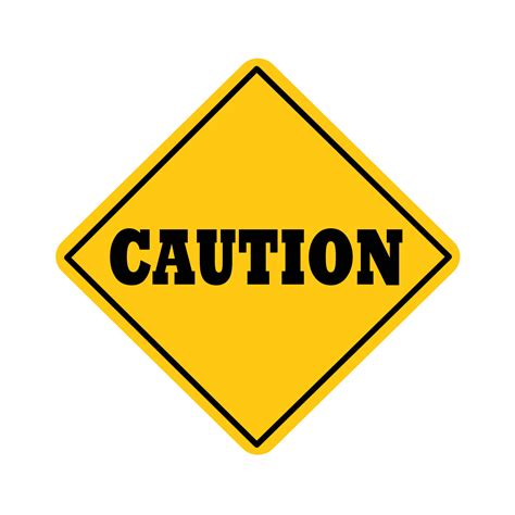 Caution Sign Images Clipart Best