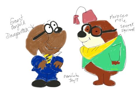 The cartoon was then brought to morocco in the 90s. Penfold and Morocco mole by naniloke on DeviantArt